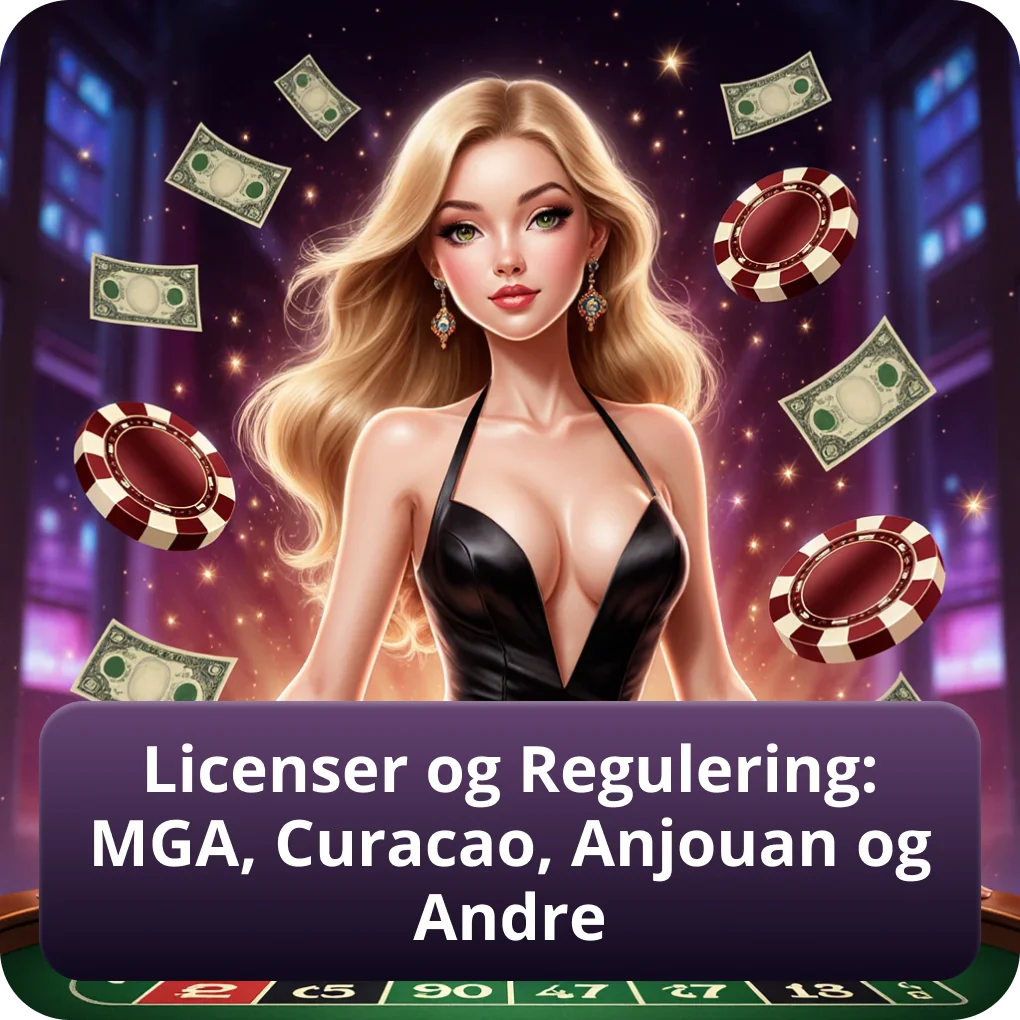 Casinolicenser og regulering MGA Curacao Anjouan og andre myndigheder forklaret Licenser og Regulering af Udenlandske Casinoer: MGA, Curacao, Anjouan og Andre